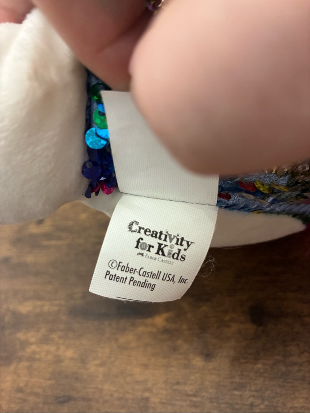 Creativity for Kids Sparkles the Unicorn Weighted Sequin Plush - Picture 8 of 8